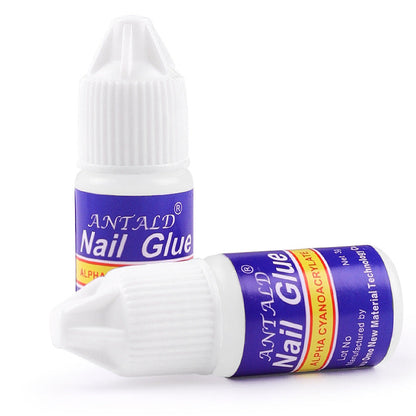 Cross-border supply of nail art diamond glue 3g nail accessories supplies matching nail tips wear nail glue factory wholesale