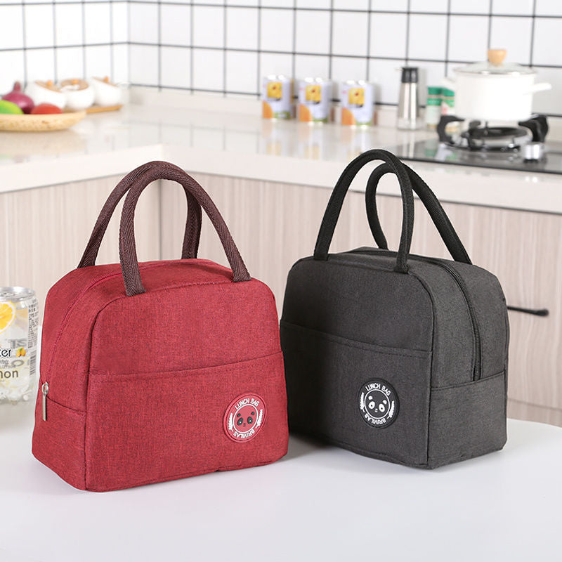 Source factory supply new double-hand warmer bag student lunch box bag large lunch bag outdoor picnic bag 