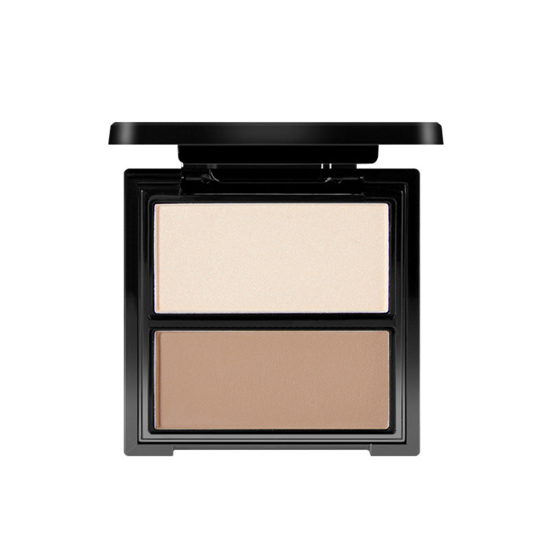 NOVO5369 three-dimensional two-color contouring palette with fine powder and no makeup removal, brightening and color makeup wholesale 