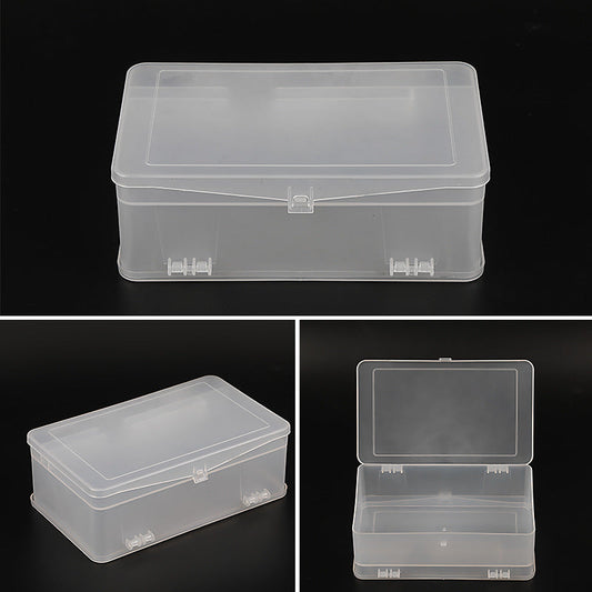 Nail art tool double layer storage box large capacity tool box can hold nail polish double layer compartment storage box