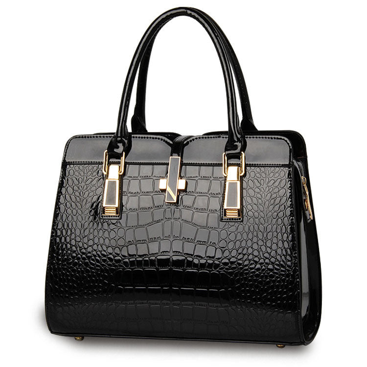 2024 autumn and winter fashion trend women's bag crocodile pattern shoulder crossbody handbag one piece drop shipping 