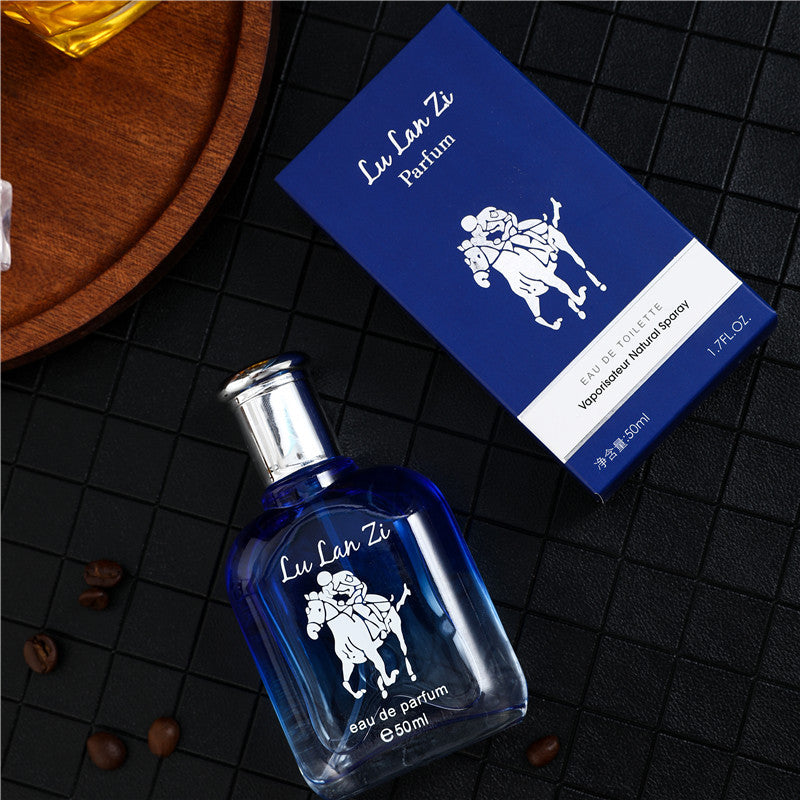 Lulanzi Knight Cologne men's perfume lasting light fragrance fresh and natural blue gentleman ocean fragrance student 