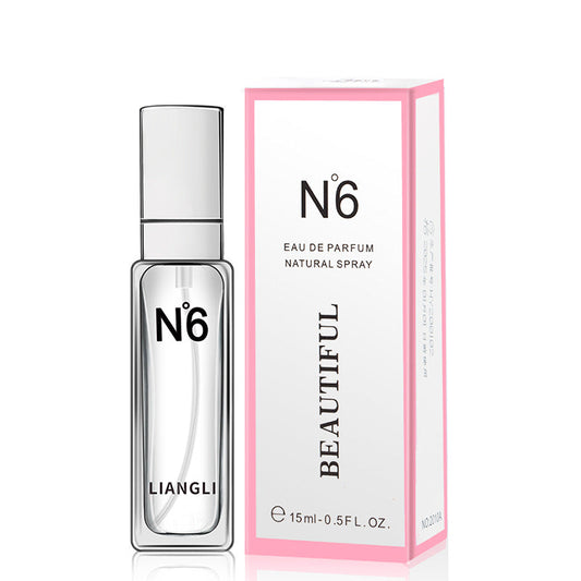 Factory direct sales of beautiful girl N6 perfume fresh and elegant long-lasting light women's perfume 15ML gift wholesale 