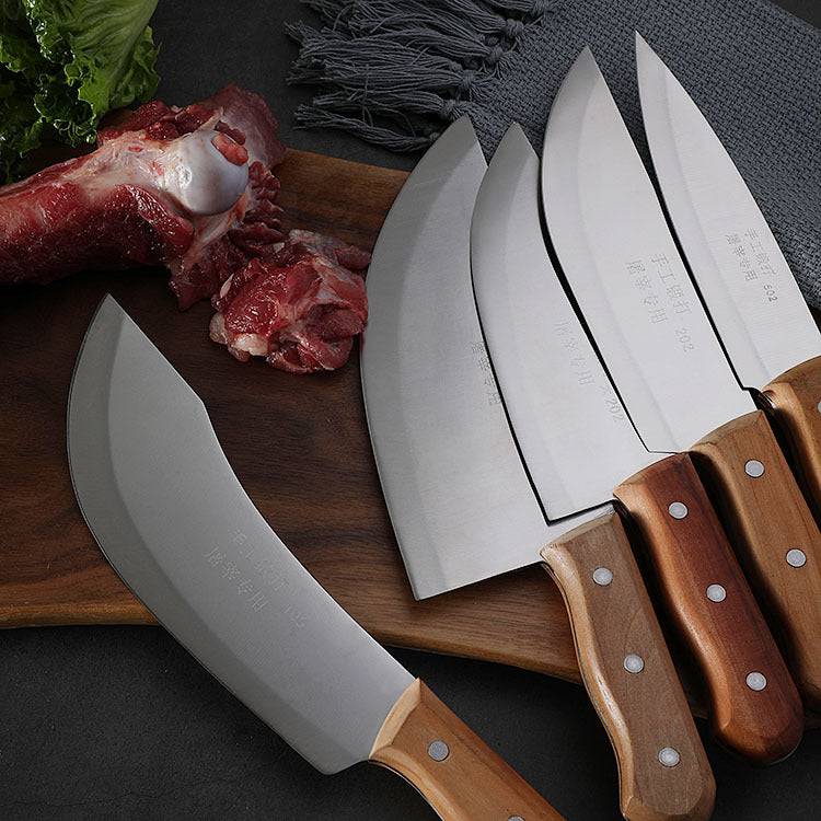 Yangjiang knife stainless steel boning knife hand-forged slaughter knife meat cutting knife pig slaughter sheep special knife