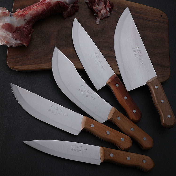 Yangjiang knife stainless steel boning knife hand-forged slaughter knife meat cutting knife pig slaughter sheep special knife