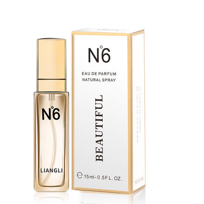 Factory direct sales of beautiful girl N6 perfume fresh and elegant long-lasting light women's perfume 15ML gift wholesale 