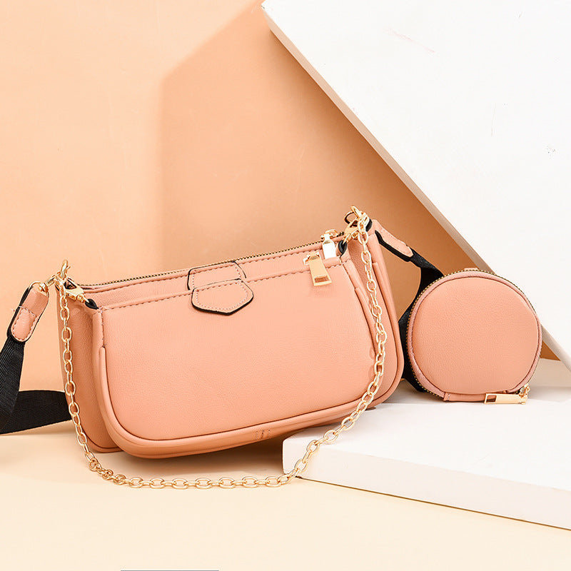 Women's bags 2024 autumn and winter new style fashion street women's bags women's shoulder crossbody small square bag one piece 