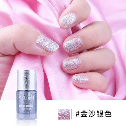 New Smoothie Nail Polish Large Capacity Sands Series Waterproof Quick Dry Long-lasting No Fading 15ml Nail Polish