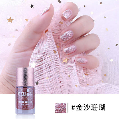 New Smoothie Nail Polish Large Capacity Sands Series Waterproof Quick Dry Long-lasting No Fading 15ml Nail Polish