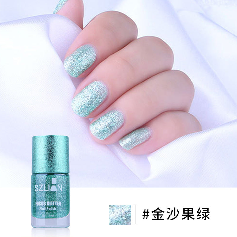 New Smoothie Nail Polish Large Capacity Sands Series Waterproof Quick Dry Long-lasting No Fading 15ml Nail Polish