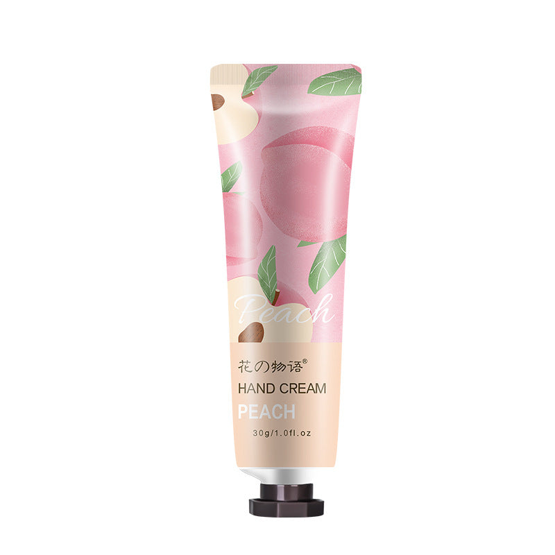 Live broadcast of the hot flower story 30g hand cream 30 types of moisturizing hydrating moisturizing stall gifts spot wholesale 