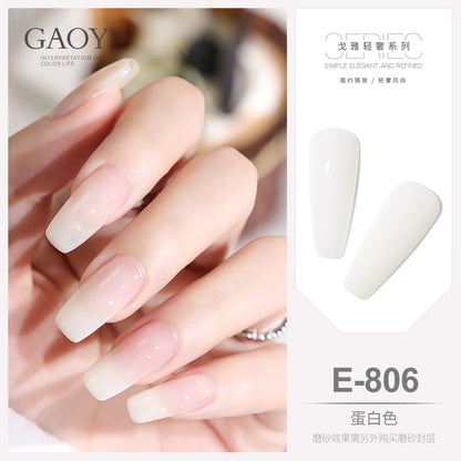 ក្រែមលាបក្រចក ជែលទឹកដោះគោ Goya nail polish gel ល្បីក្នុងអ៊ីនធឺណិត