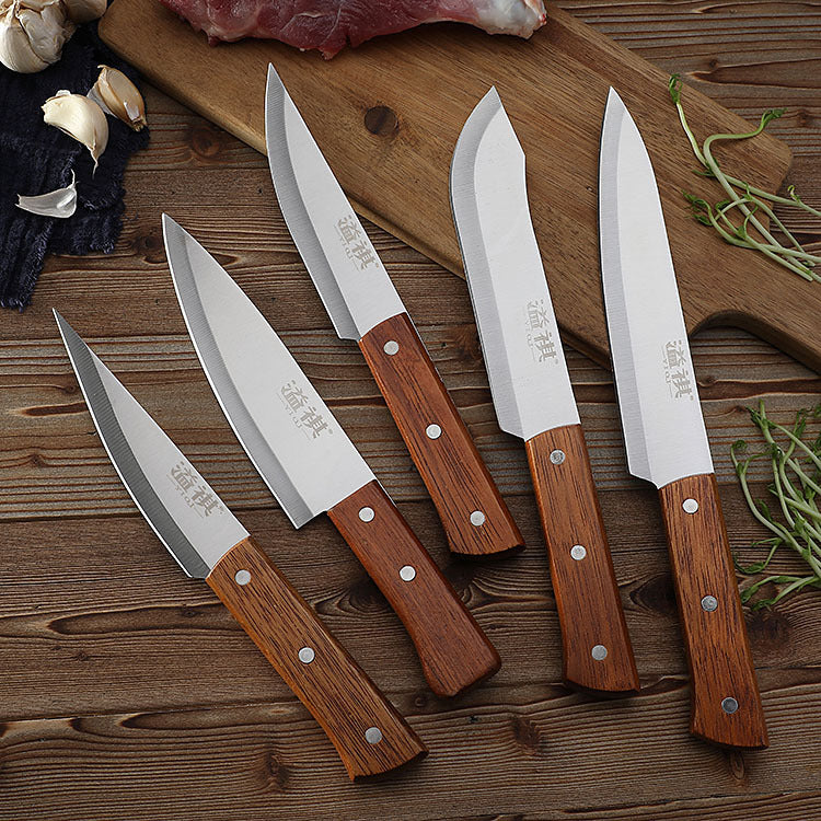 Stainless steel boning knife butcher knife pig skinning knife beef cutting knife vegetable market sheep meat cutting knife