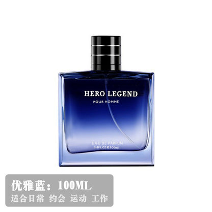 Perfume for men new gift box fresh and lasting fragrance light fragrance floral fragrance genuine cologne wholesale