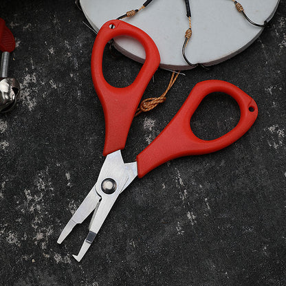 Multifunctional fish controller Luya pliers mini fishing gear small scissors small fishing scissors fishing tackle fish line cutters fishing pliers