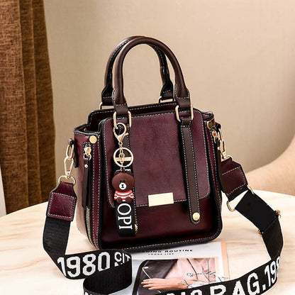 Women's bags 2024 new hand-held autumn and winter one-shoulder crossbody solid color trendy fashion ladies bag one piece drop shipping 