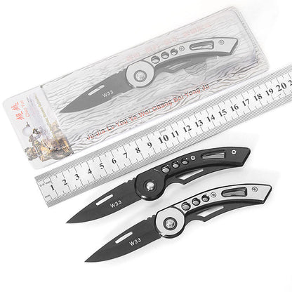 Stainless steel fruit knife outdoor knife folding knife multi-function camping folding knife portable mini small sharp boutique