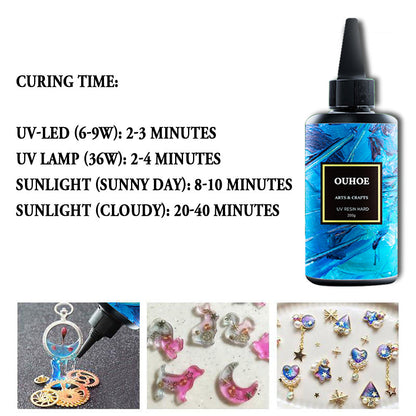 Foreign trade cross-border shadowless glue UV acrylic ceramic adhesive UV curing glue 