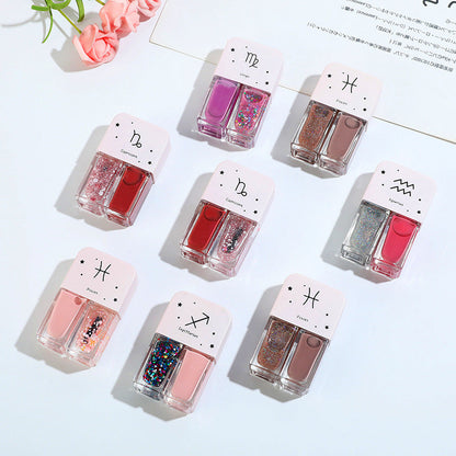 Twins nail polish quick-drying matte sequin nail polish no-bake armor polish glossy nail polish wholesale long-lasting