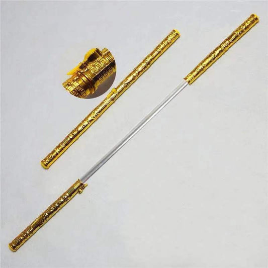 Golden hoop stick children's toy retractable Monkey King Ruyi weapon retractable self-defense Supreme Treasure elastic stick Dinghaishenzhen