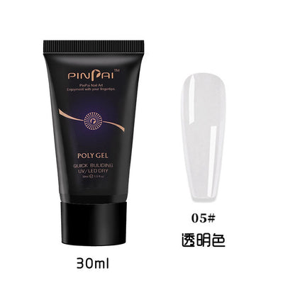 Nail extension glue UV solid paper-free fast extension crystal model glue nail phototherapy crystal glue 15ml