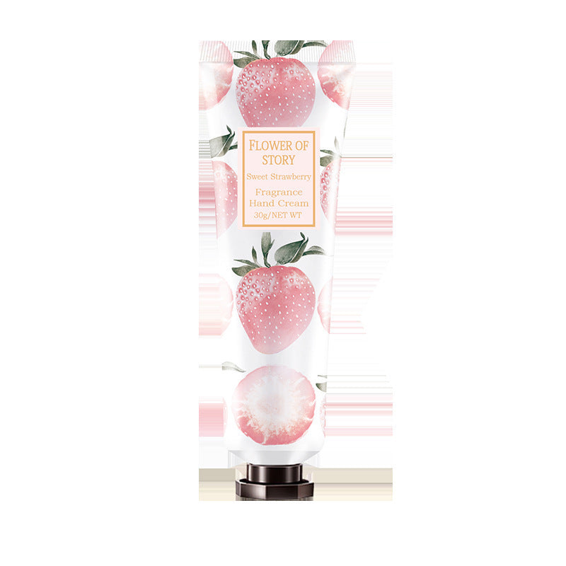 Flower Story New Hand Cream Flower and Fruit Fragrance Moisturizing Anti-drying Portable Hand Cream Factory Direct Sales