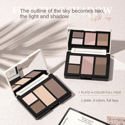 NOVO floating light phantom repair face palette brightens matte pearlescent glitter nose shadow shadow highlight repair face palette all-in-one