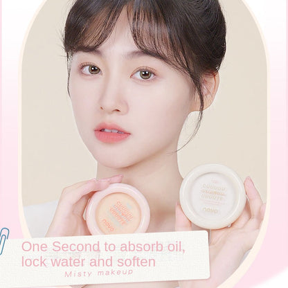 NOVO light and soft makeup setting powder controls oil, lasts for long-lasting concealer, does not stick to the powder, can be used wet or dry for oily skin, waterproof and sweat-proof 