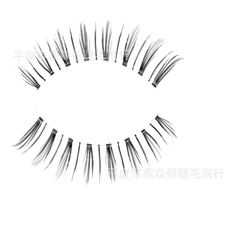 DINGSEN false eyelashes manufacturer produces high-end pure hand-sharpened eyelashes three pairs of natural cross