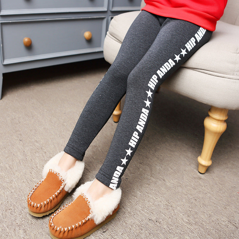 Girls pants 2024 new spring and autumn stylish fashion children's leggings children's pants girls loose trousers