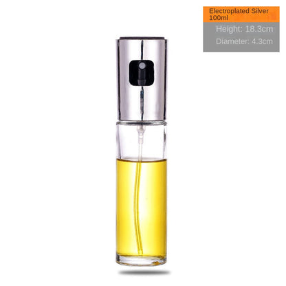 AliExpress cross-border hot product supply push-type atomizing oil spray bottle olive oil bottle kitchen household barbecue oil spray pot