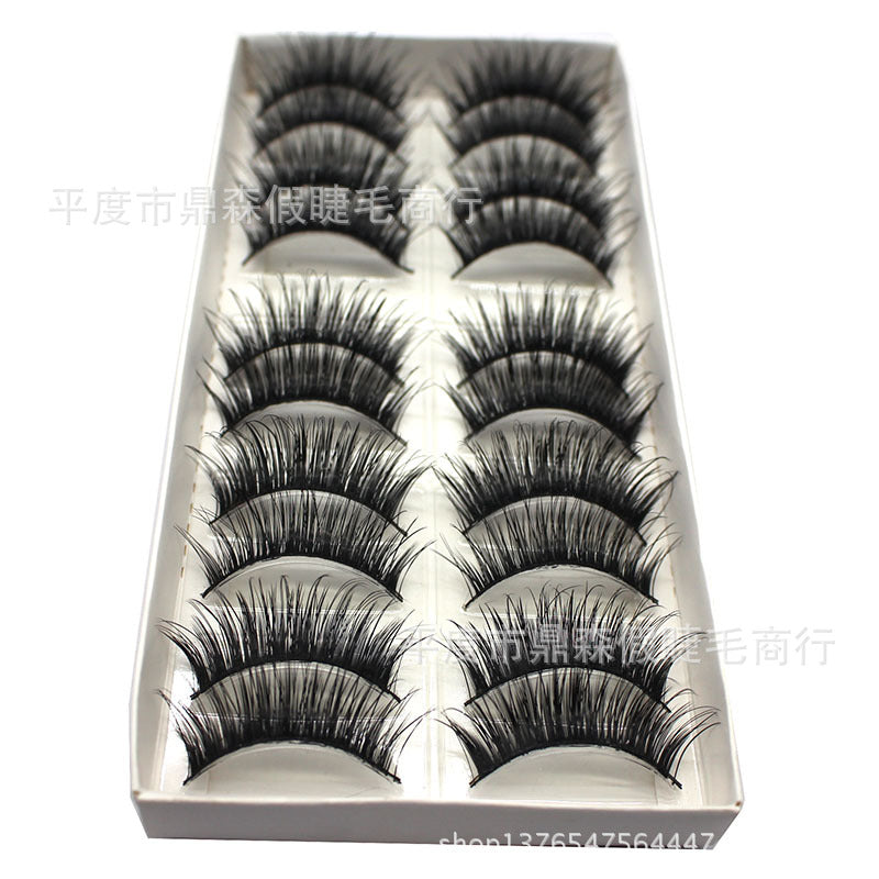 DINGSEN False Eyelashes Manufacturer Wholesale Thick Extra Long Eyelashes 10 Pairs Popular Makeup Tools Y-38