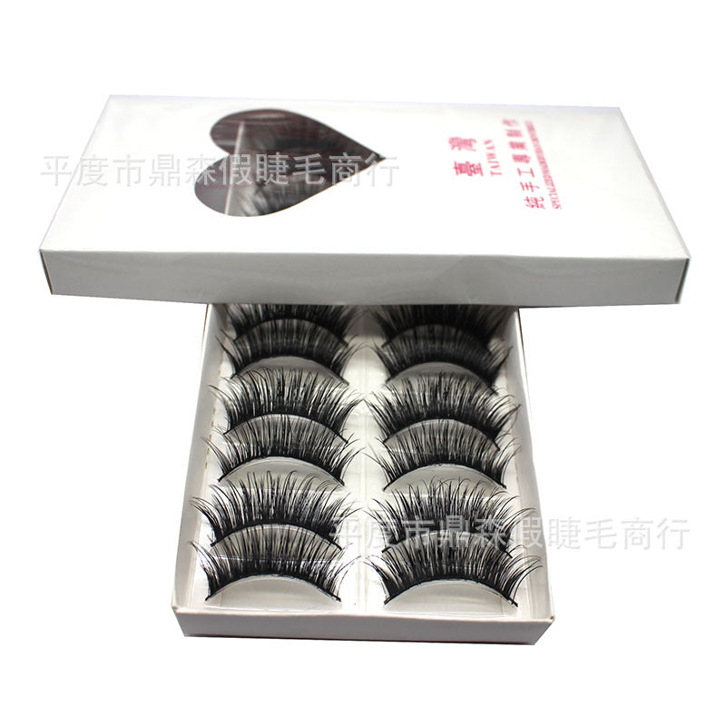 DINGSEN False Eyelashes Manufacturer Wholesale Thick Extra Long Eyelashes 10 Pairs Popular Makeup Tools Y-38