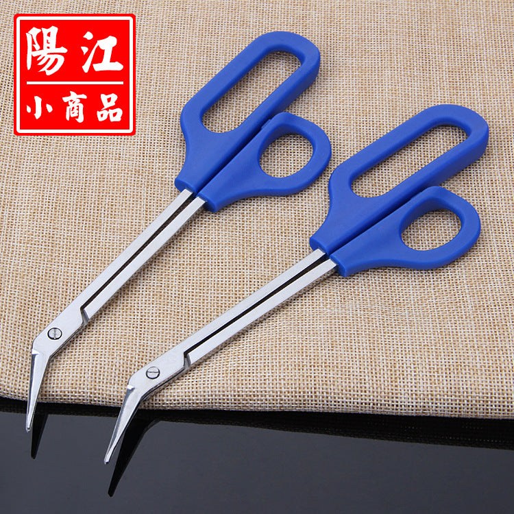 Factory direct sales gauze scissors bandage scissors long-billed crane beak scissors foot skin toenail beauty scissors wholesale