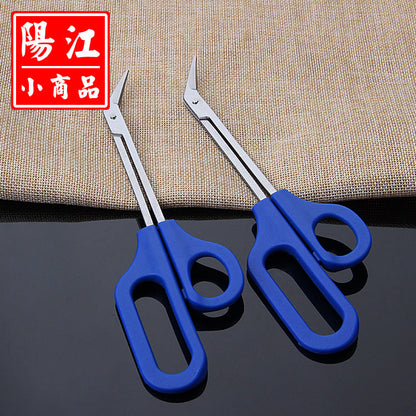 Factory direct sales gauze scissors bandage scissors long-billed crane beak scissors foot skin toenail beauty scissors wholesale