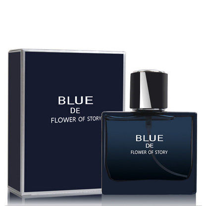 New Flower Story Cologne Azure Men's Perfume Ocean Fragrance Elegant Lasting Perfume 50ml Perfume Fragrance