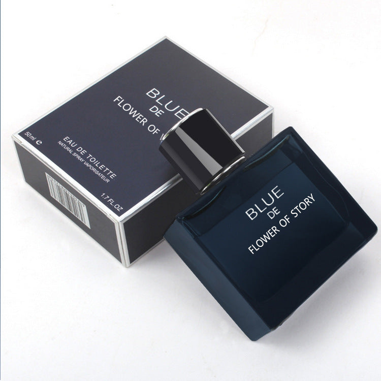 New Flower Story Cologne Azure Men's Perfume Ocean Fragrance Elegant Lasting Perfume 50ml Perfume Fragrance