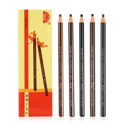 Hens 1818 eyebrow pencil waterproof non-smudge genuine wooden hard core wholesale eyebrow powder makeup artist special makeup