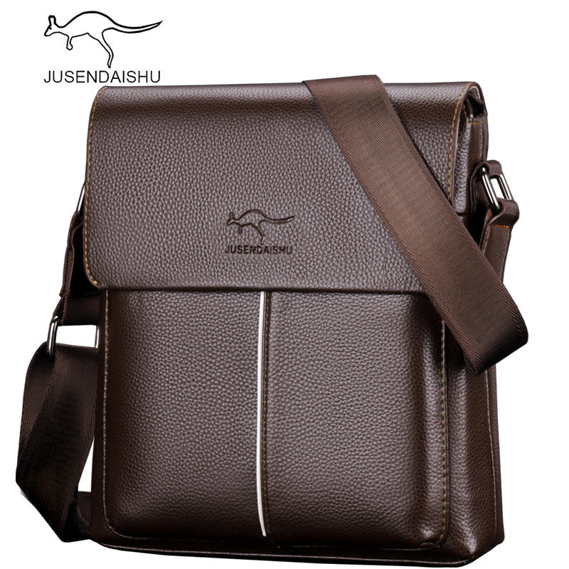 Giant Kangaroo Men's Bag Single Shoulder Men's Messenger Bag Casual Business Briefcase Men's Bag Korean Backpack