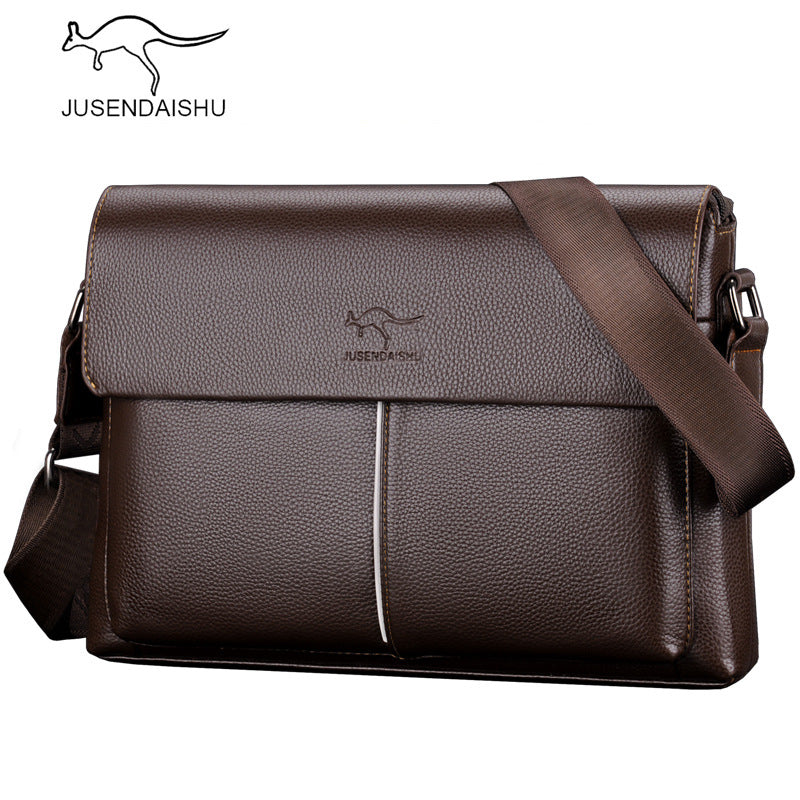 Giant Kangaroo Men's Bag Single Shoulder Men's Messenger Bag Casual Business Briefcase Men's Bag Korean Backpack