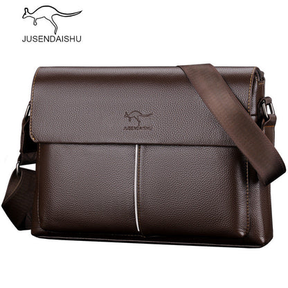 Giant Kangaroo Men's Bag Single Shoulder Men's Messenger Bag Casual Business Briefcase Men's Bag Korean Backpack