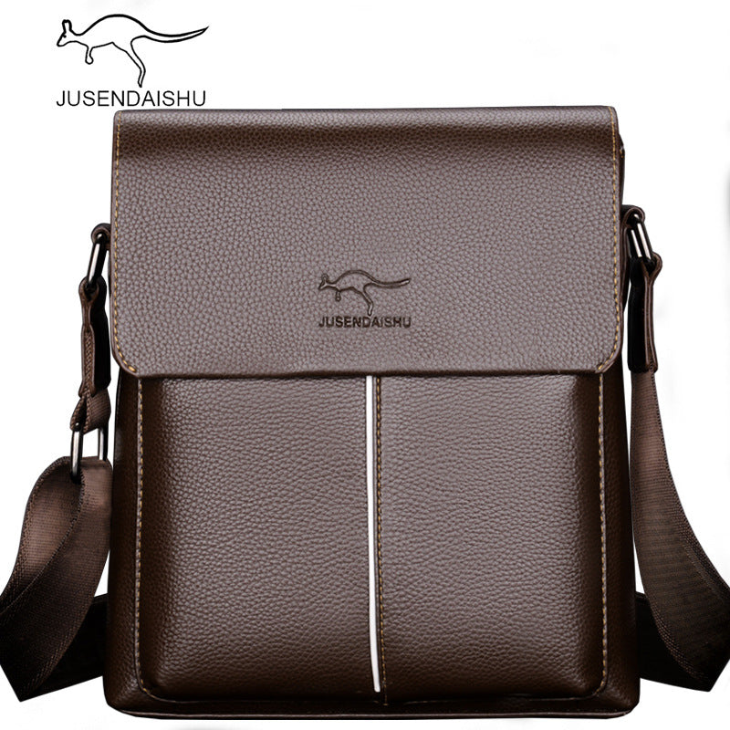 Giant Kangaroo Men's Bag Single Shoulder Men's Messenger Bag Casual Business Briefcase Men's Bag Korean Backpack