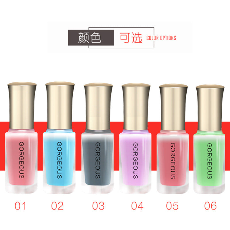 bk jelly nail polish candy nude quick-drying translucent nail polish 10ML non-peelable 819 cross-border foreign trade