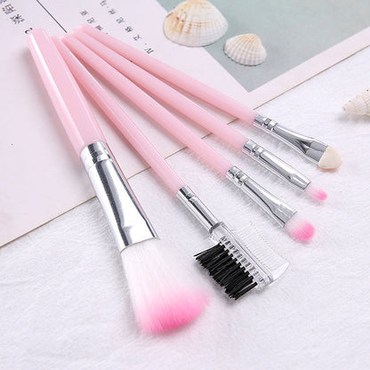 Makeup brush set eyeshadow brush eyebrow brush blush foundation brush gift 5 brush set makeup tools 