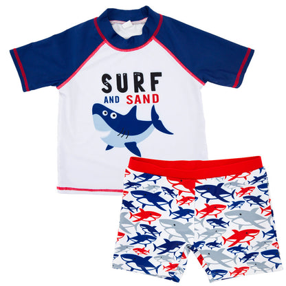 Manufacturer baby split five-point swimming trunks children's swimsuit cartoon big boy cute hot spring swimsuit cross-border