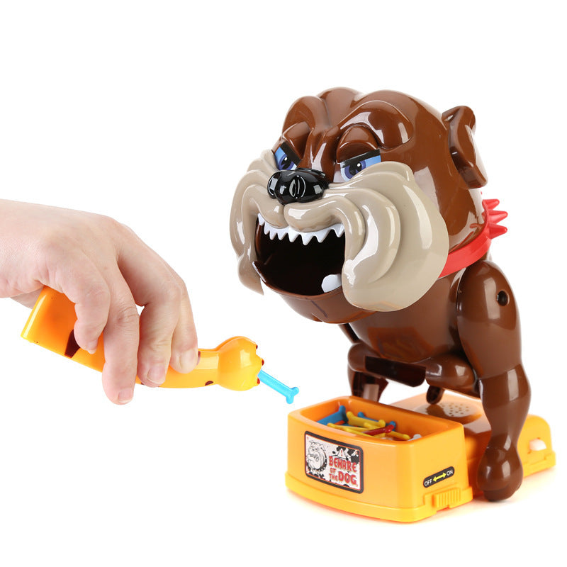 Creative trick to bite people's hands, be careful of vicious dogs, electric vicious dogs bite people and steal bones, parent-child interactive game trick toys