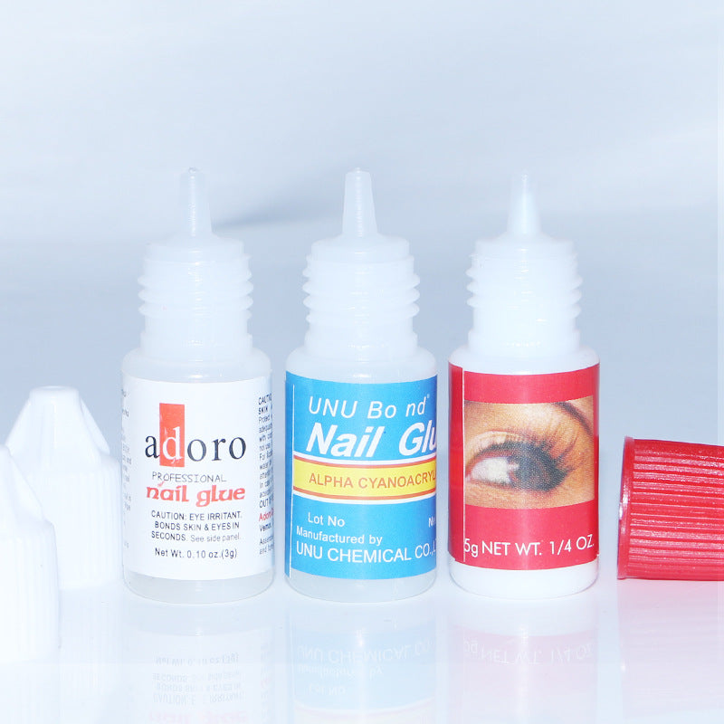 Cross-border supply of nail products 3g glue diamond glue false eyelashes professional glue nail glue nail glue