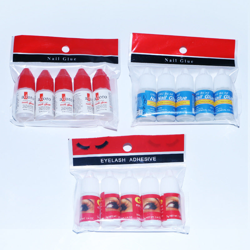 Cross-border supply of nail products 3g glue diamond glue false eyelashes professional glue nail glue nail glue