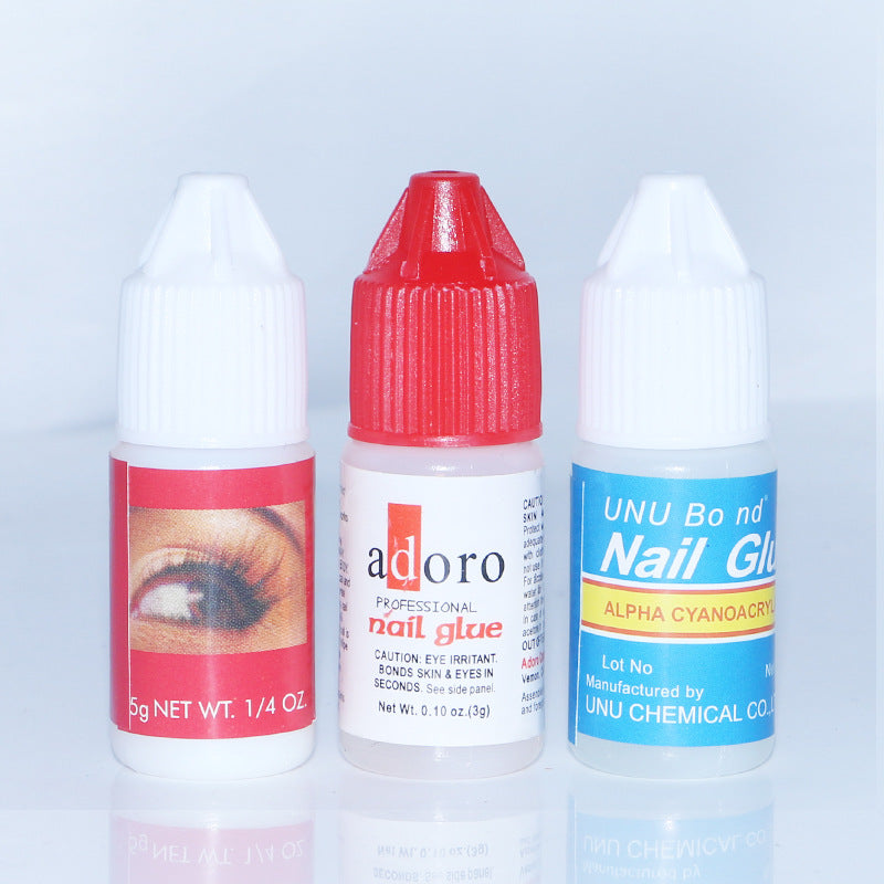 Cross-border supply of nail products 3g glue diamond glue false eyelashes professional glue nail glue nail glue