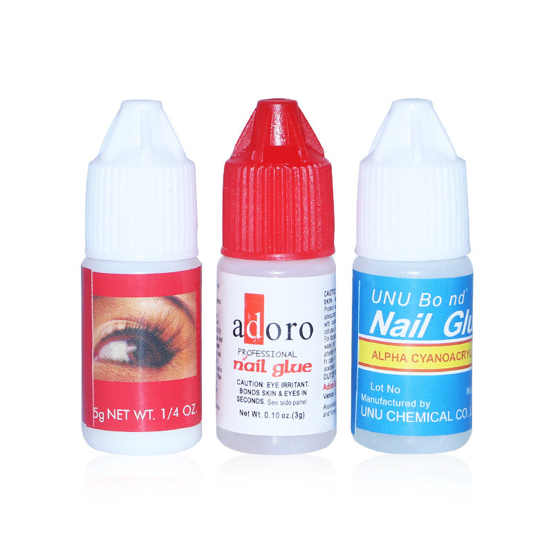 Cross-border supply of nail products 3g glue diamond glue false eyelashes professional glue nail glue nail glue